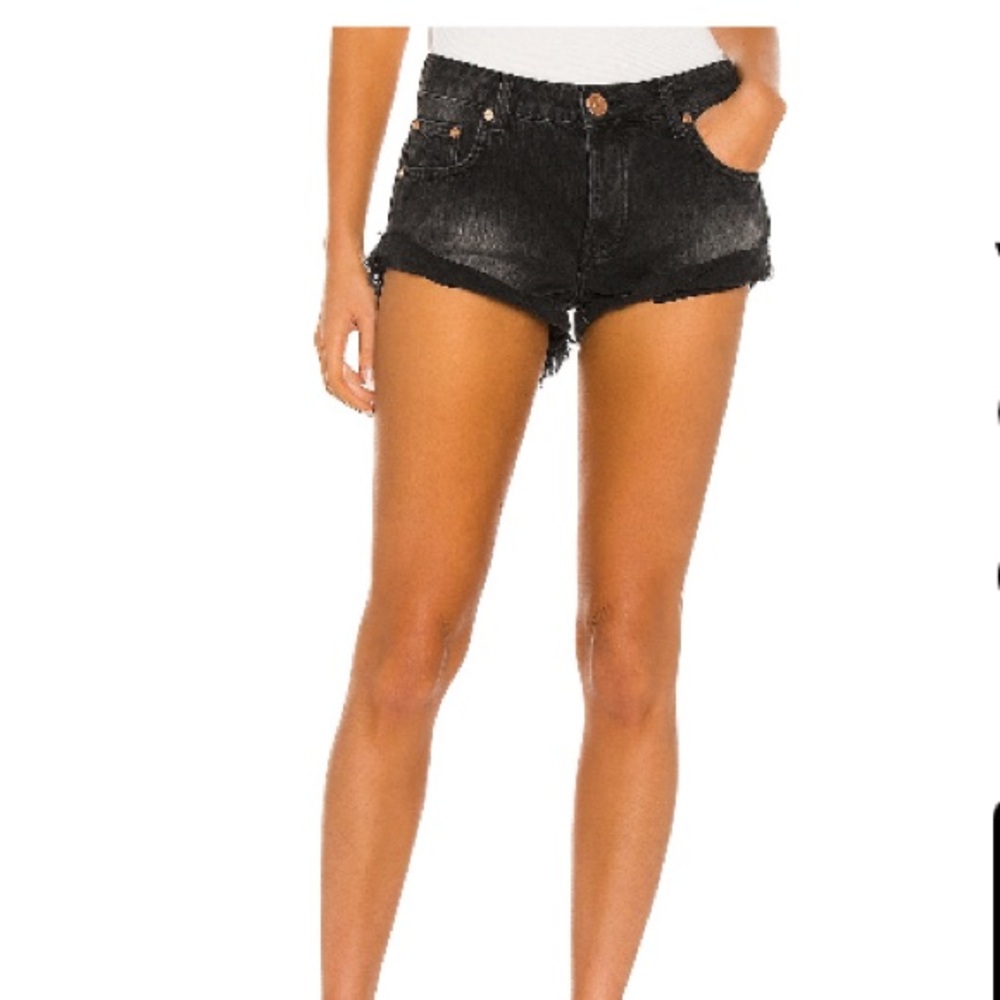 One Teaspoon Bandit Low Waist Shorts, Size 26